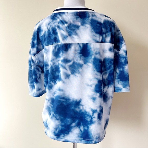 Mitchell and Ness Houston Astros MLB Tie Dye Crop Top Shirt Womens Size 2XL XXL - Picture 8 of 9